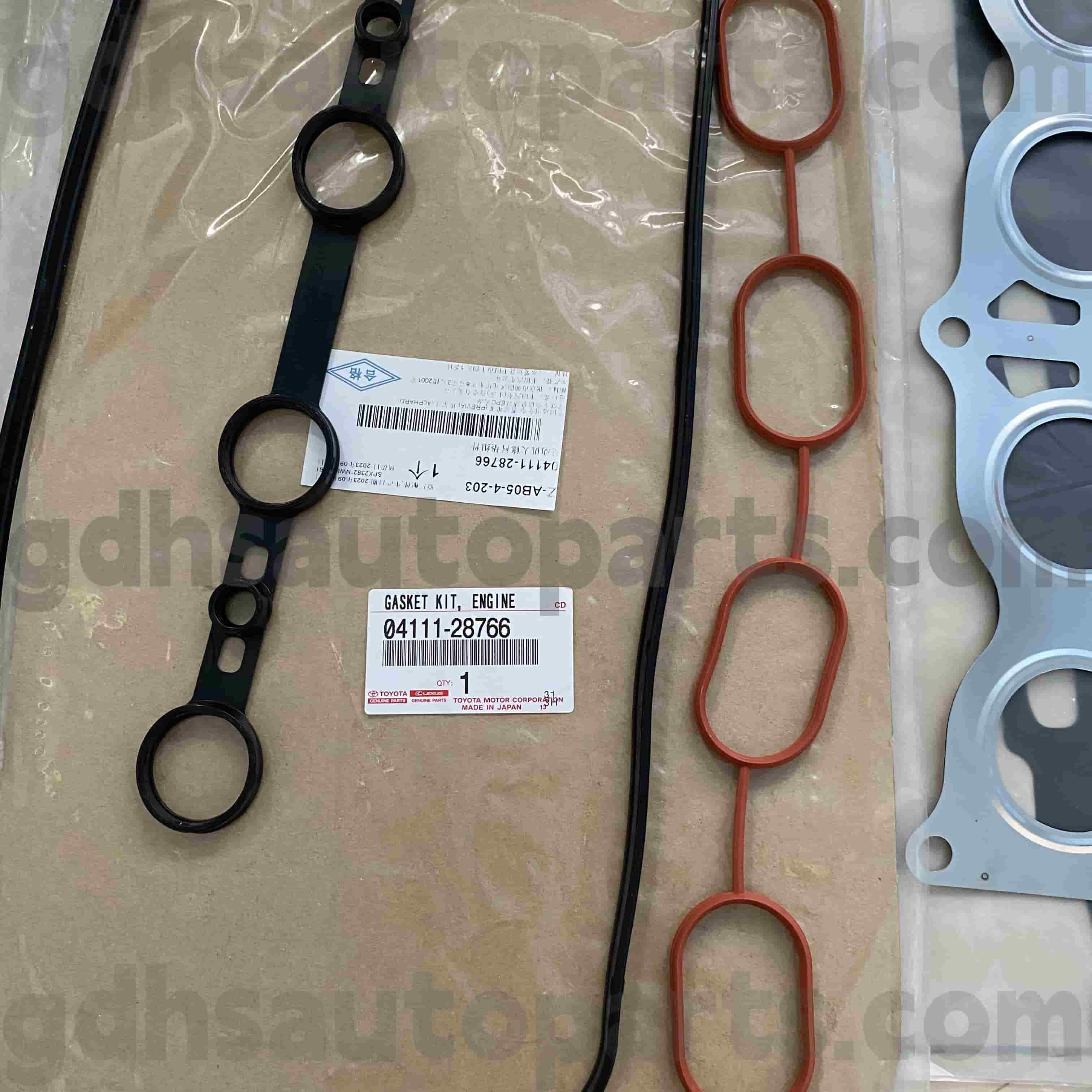 04111-28766 TOYOTA Originálne časti Part Motor Oprava súpravy pre Previa, odhada, Alphard