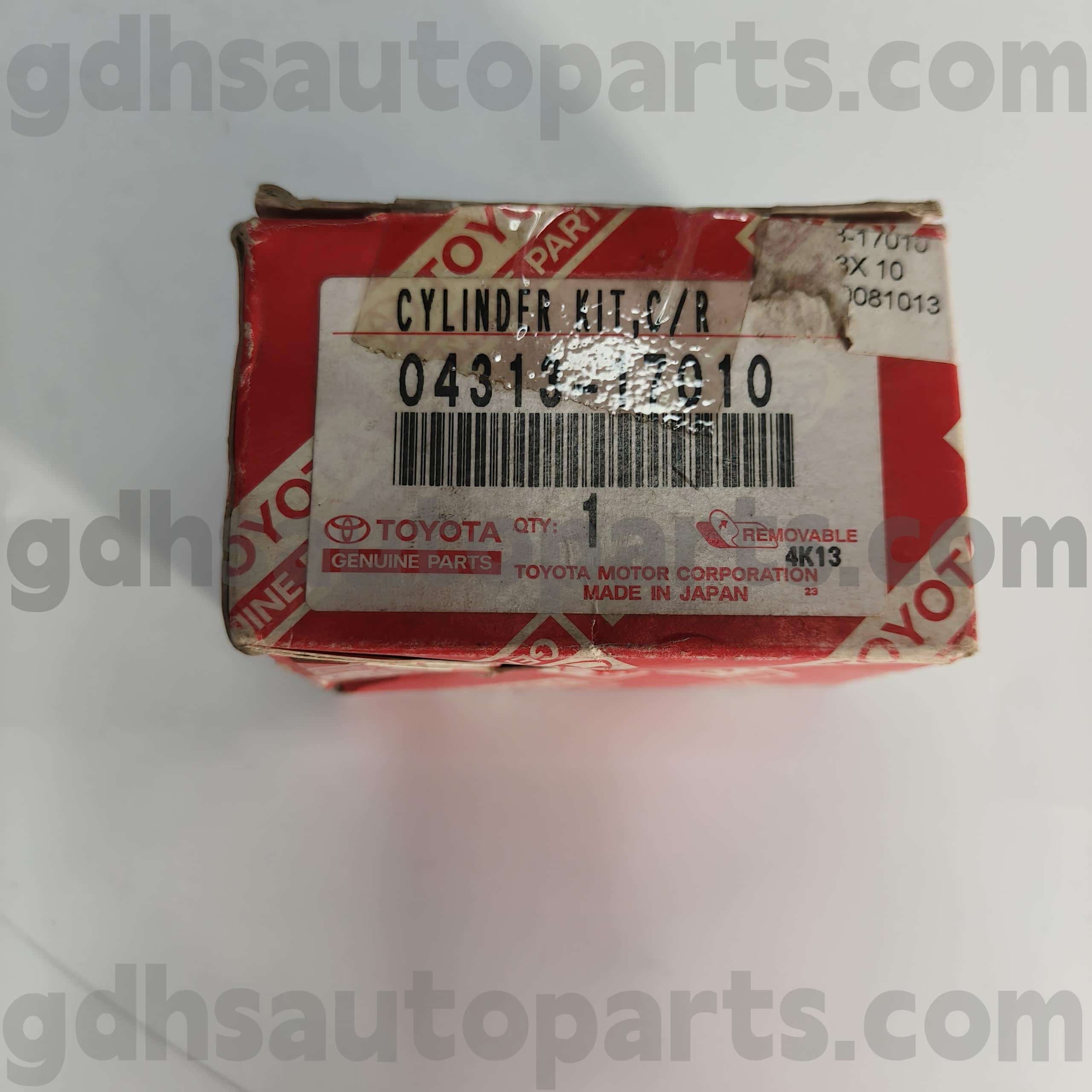 04313-17010 Toyota Originálne diely spojka Slave Cylinder Súprava pre podvozok č. CDE120