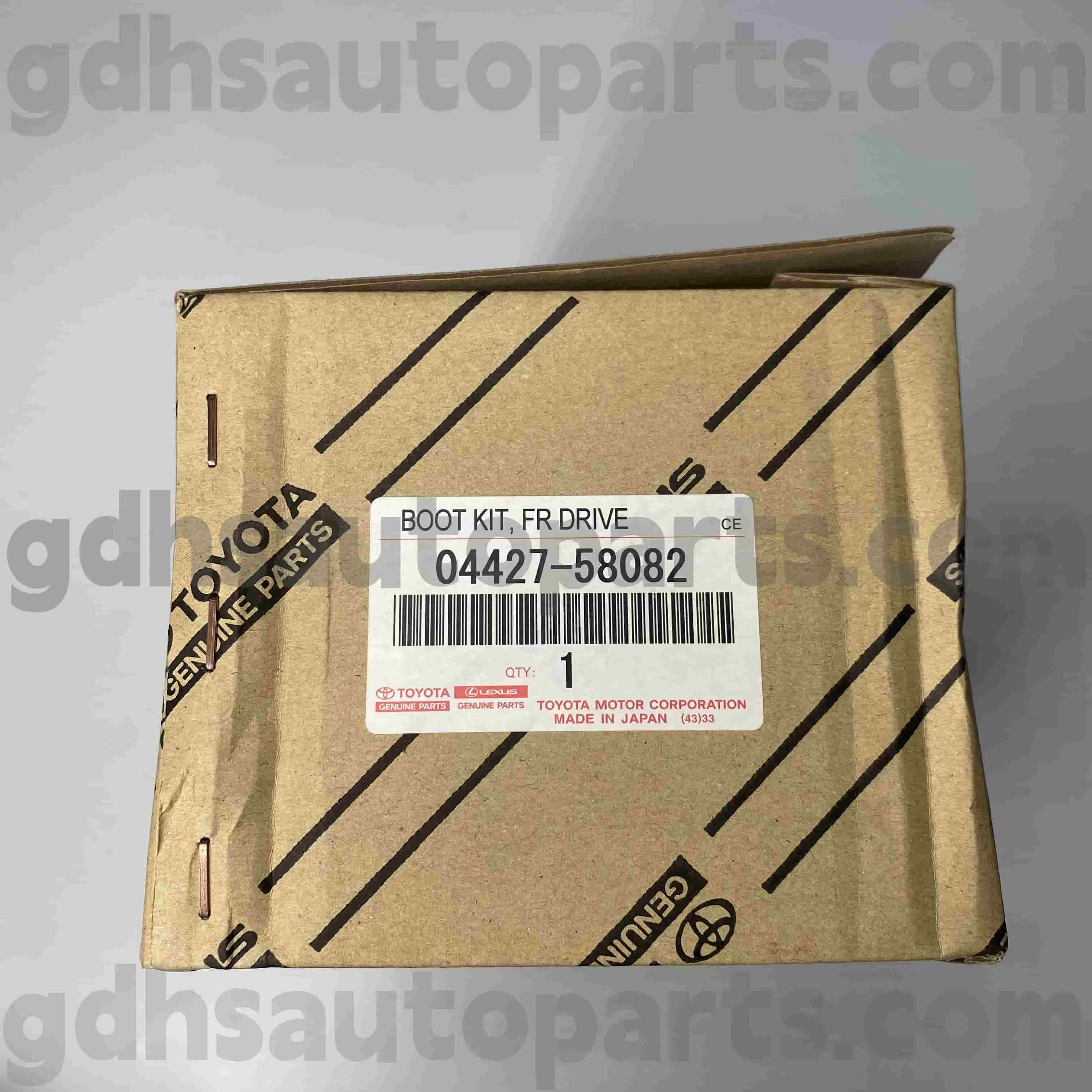 04427-58082 Toyota Originálne diely predných cestujúcich CV topánok pre podvozok Alphard č. GGH30