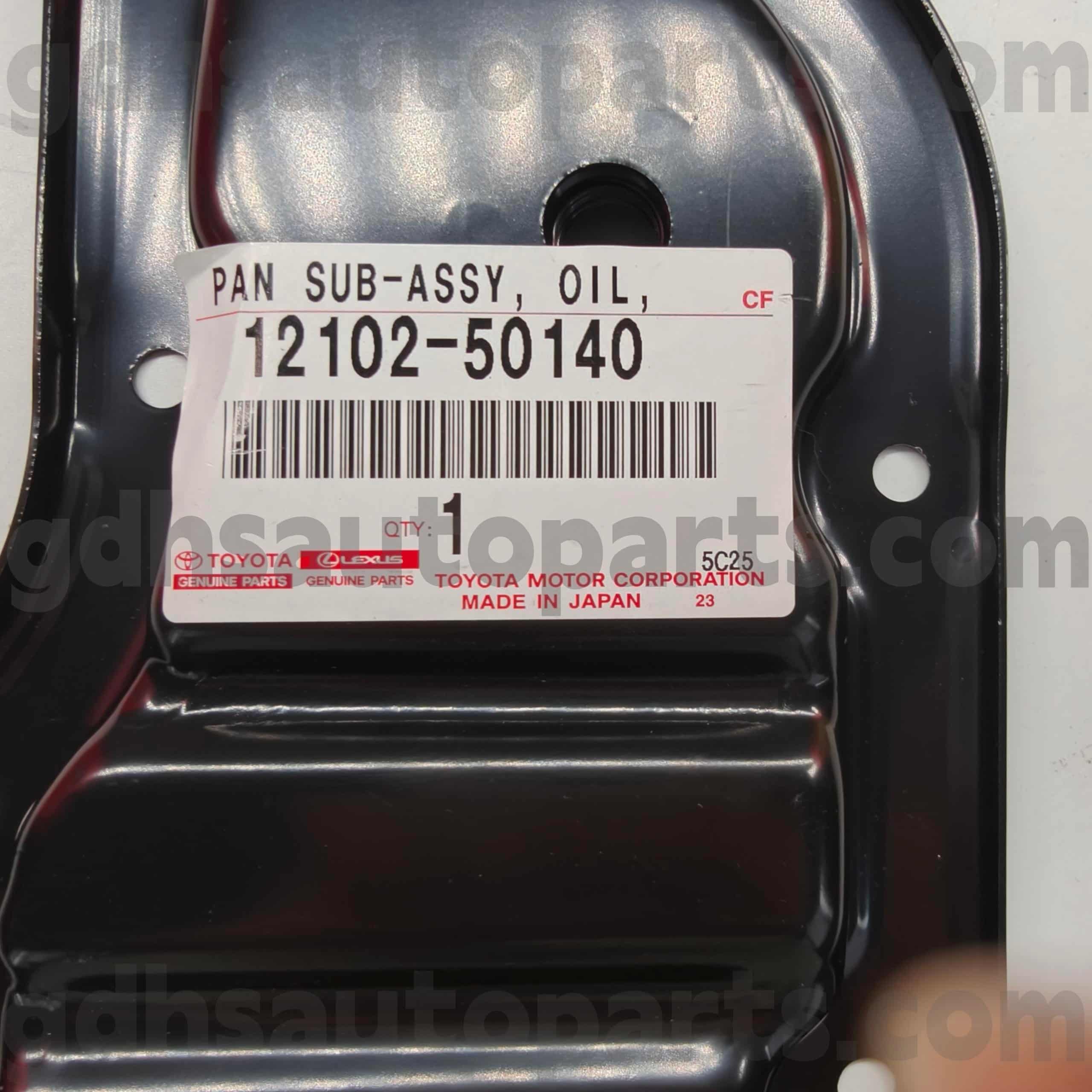 12102-50140 Toyota Originálne diely Olejová vaňa pre LAND CRUISER Podvozok č.2UZFE UZJ200