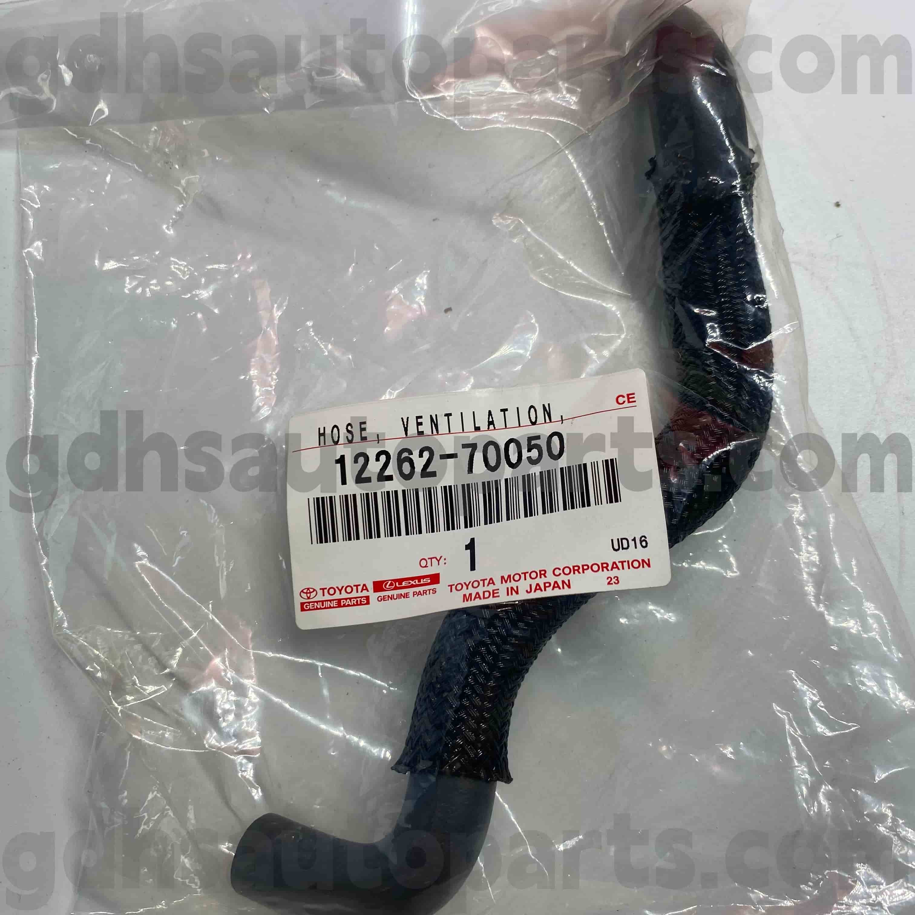12262-70050 Toyota Originálne diely PCV Ventil pre CRESTA, CROWN COMFORT, LEXUS IS200/300 Podvozok č.1GFE..GX11#..GD,IR