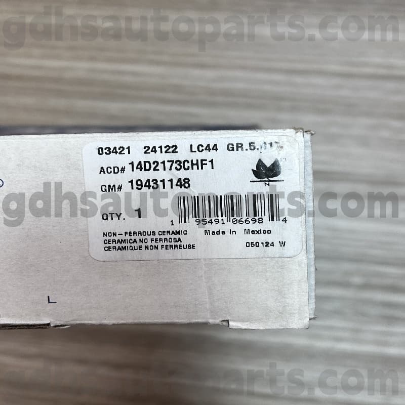 14D2173CHF1 ACDELCO BRZDA PRE ESCALADE OE NO. 19431148