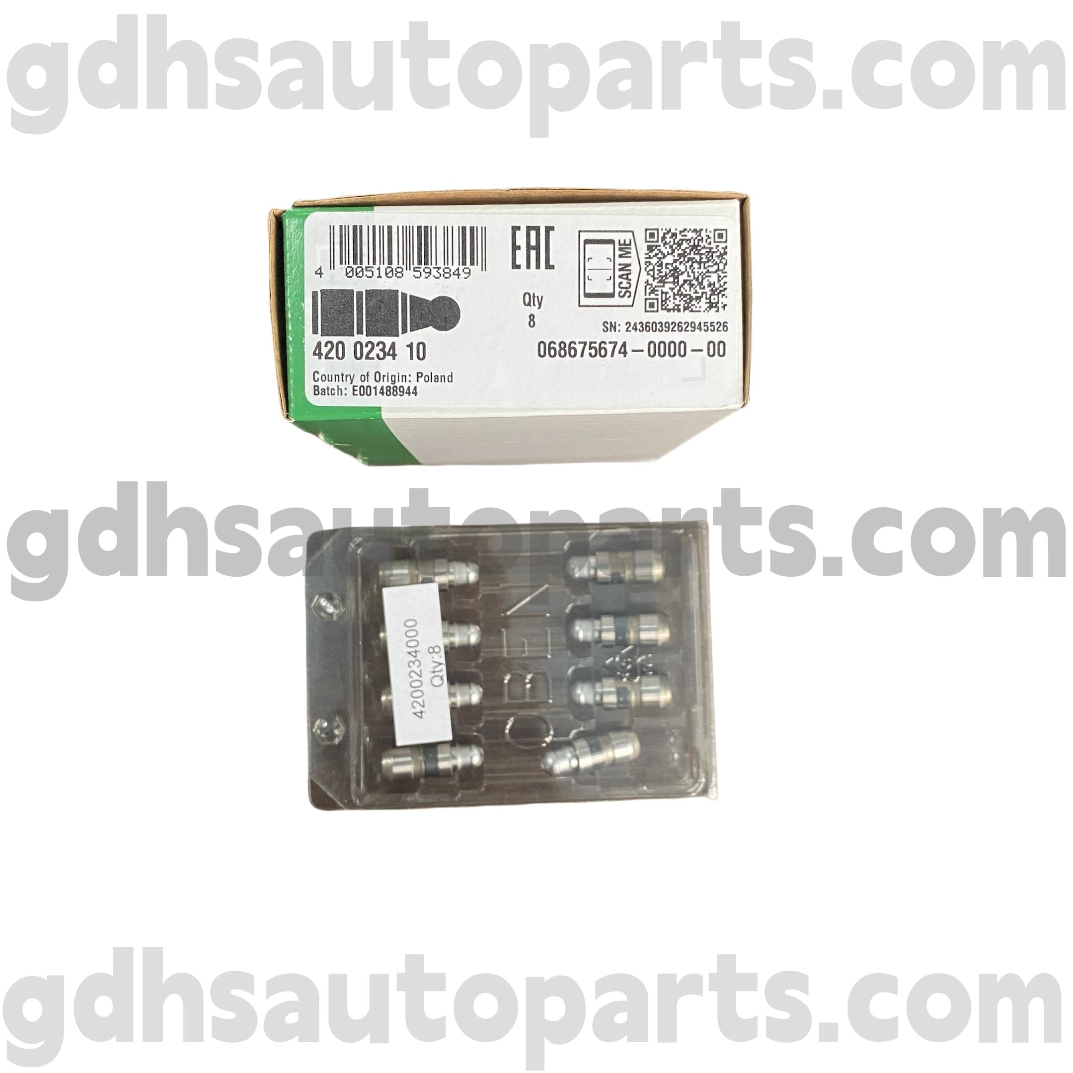 4200234100 Schaeffler Ina Valve Forter pre Range Rover Evoque, Land Rover Discovery Sport OE NO. LR004168