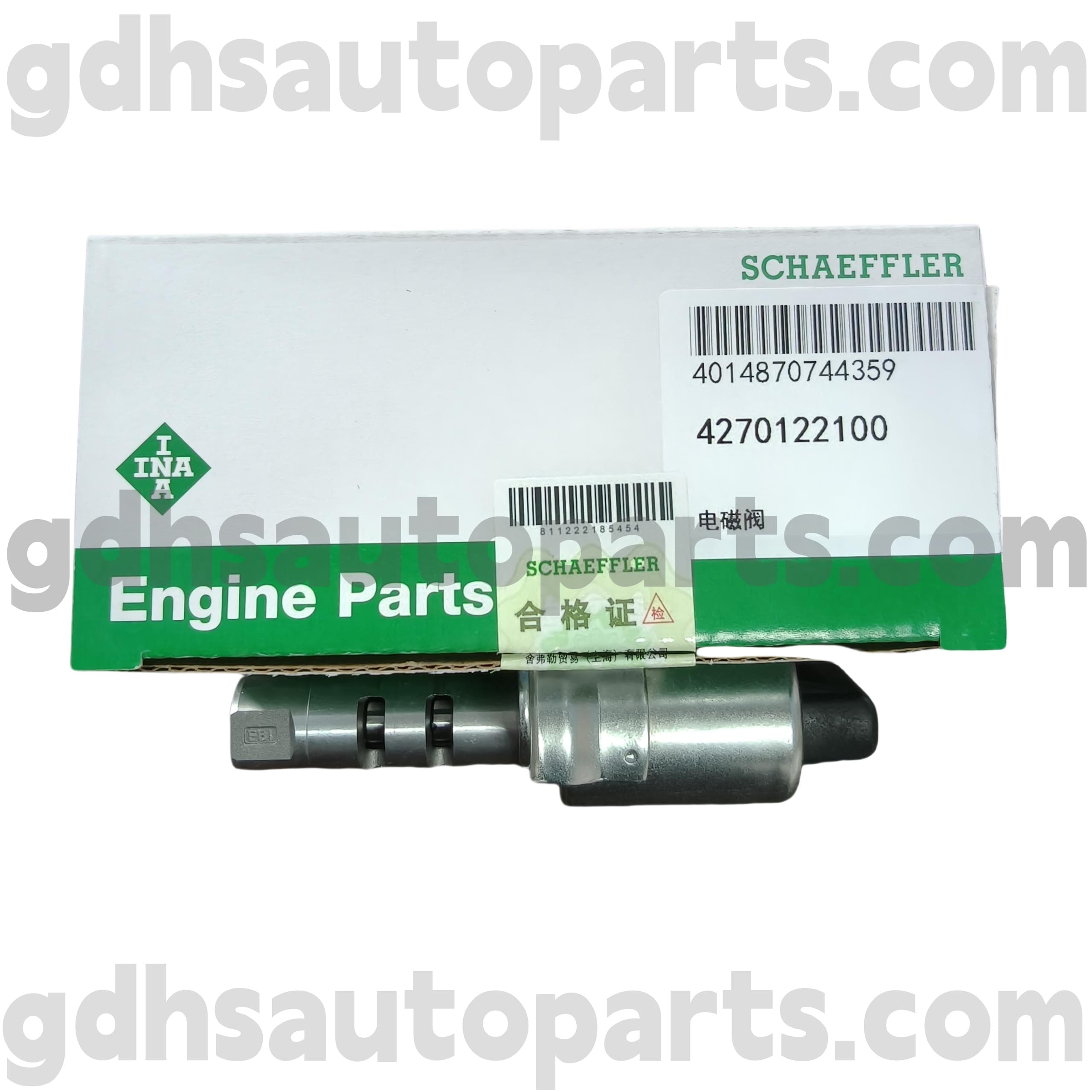 4270122100 Schaeffler Ina Camshaft Solenoid Ventil pre Range Rover Evoque, Land Rover Freelander 2, Range Rover OE č. LR025652
