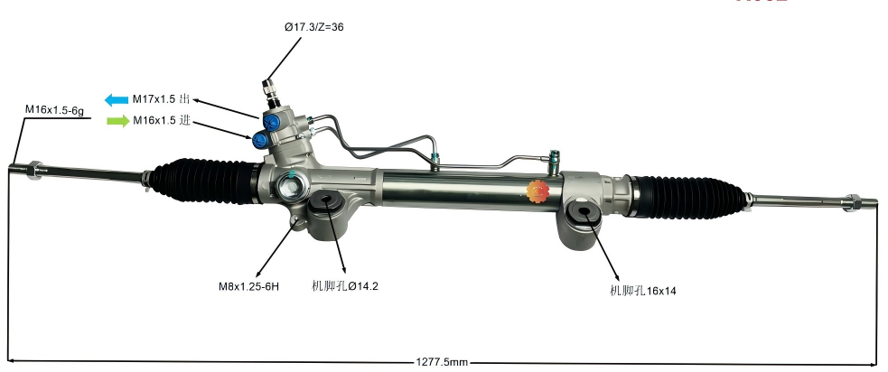 44200-0k721 Automobilový riadiaci mechanizmus
