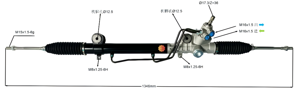 44250-04020 Automobilový riadiaci mechanizmus