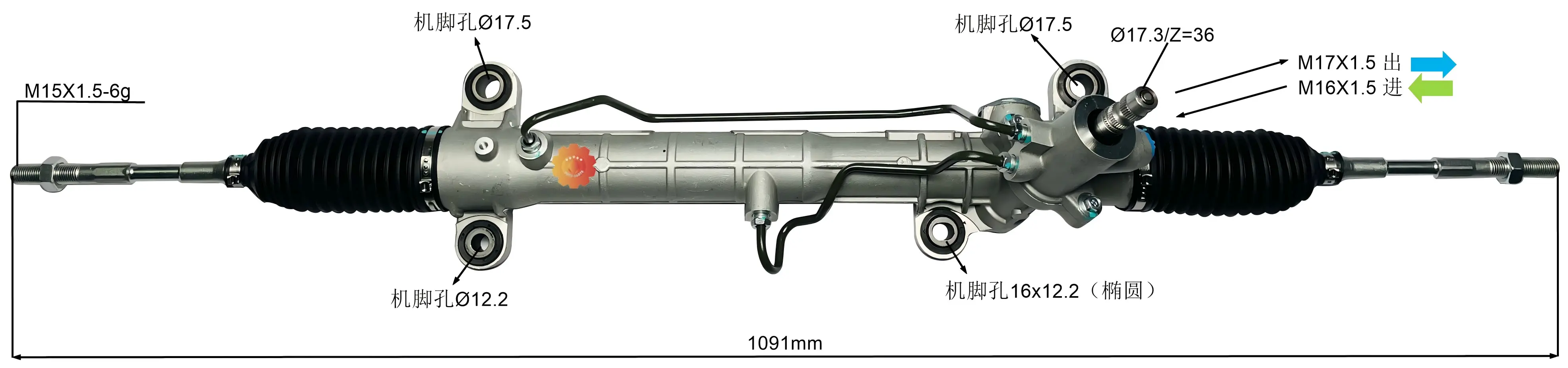 44250-05080 Automobilový riadiaci mechanizmus