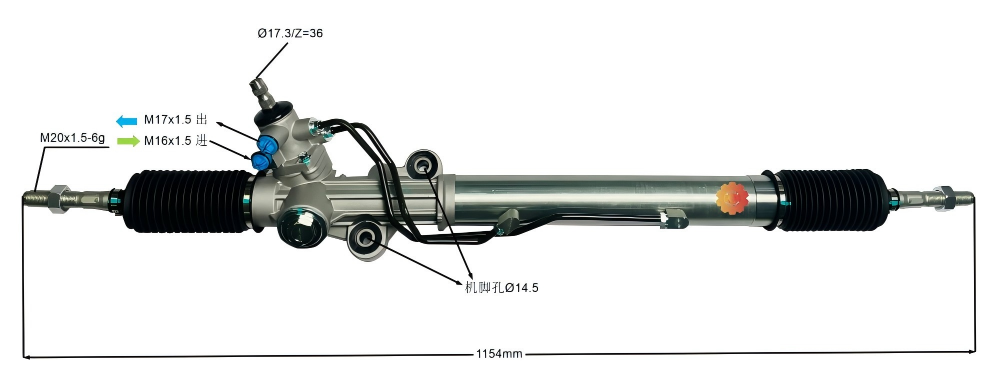 44250-60040 Automobilový riadiaci mechanizmus