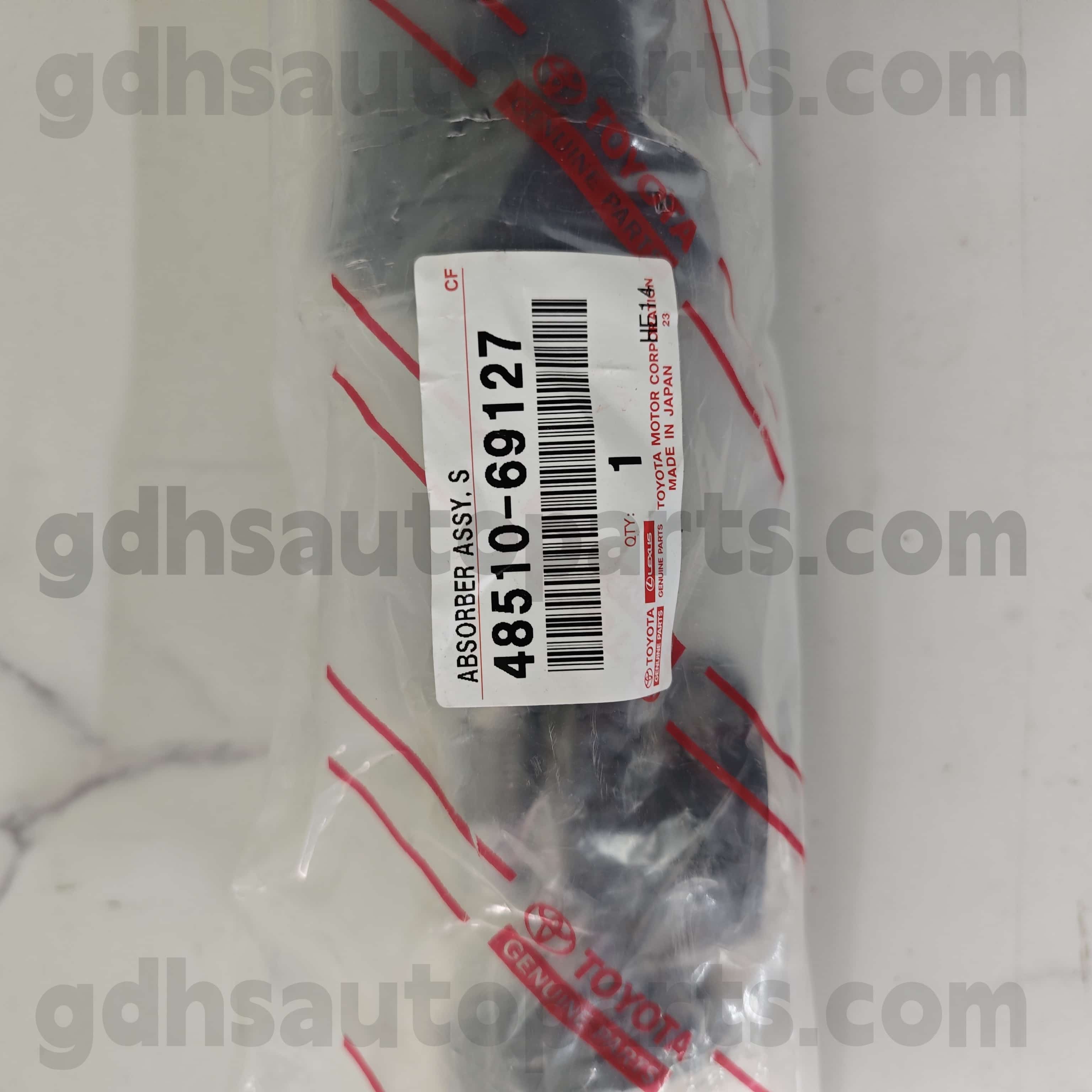 48510-69127 Toyota Originálne diely pravá predná vzpera zostava pre pozemný krížnik 、 Land Cruiser 100 、 Lexus LX470 Chassis č. HDJ101, Uzj100