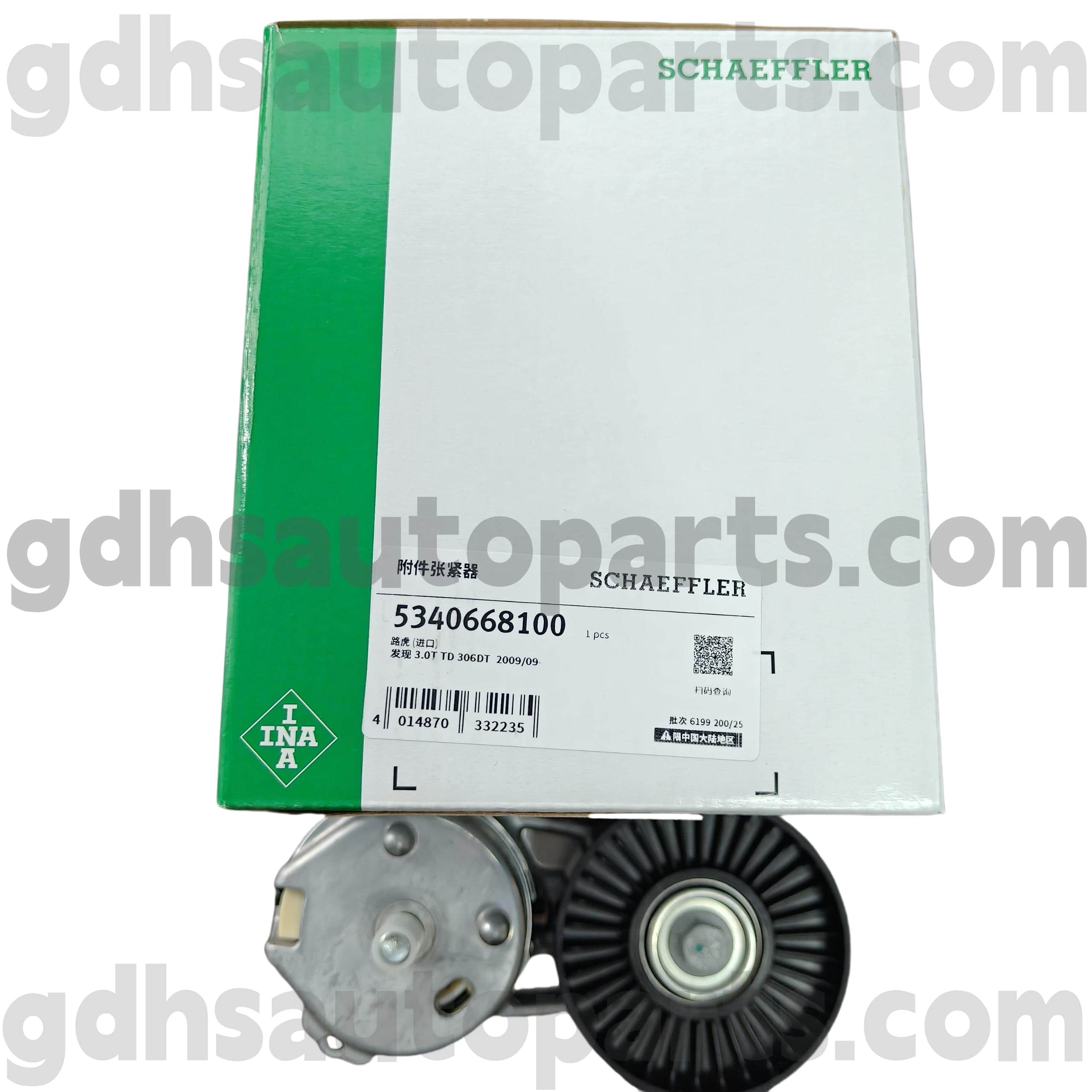 5340668100 Schaeffler Ina Drive Belt Tension pre Range Rover, Range Rover Sport, Land Rover Discovery 4 OE NO. LR035493