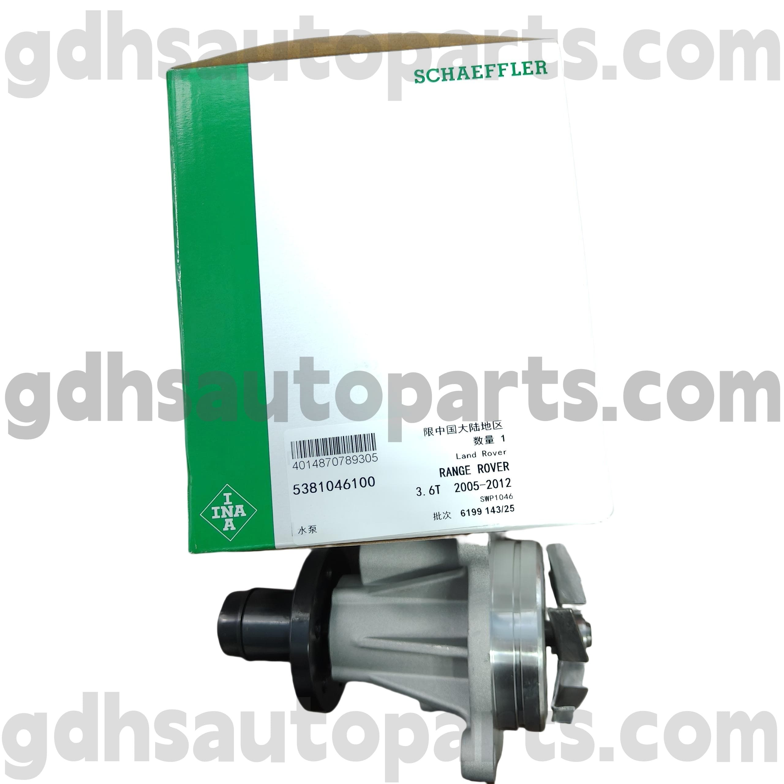 5381046100 Schaeffler Ina Vodné čerpadlo pre Range Rover, Range Rover Sport OE NO. LR008863