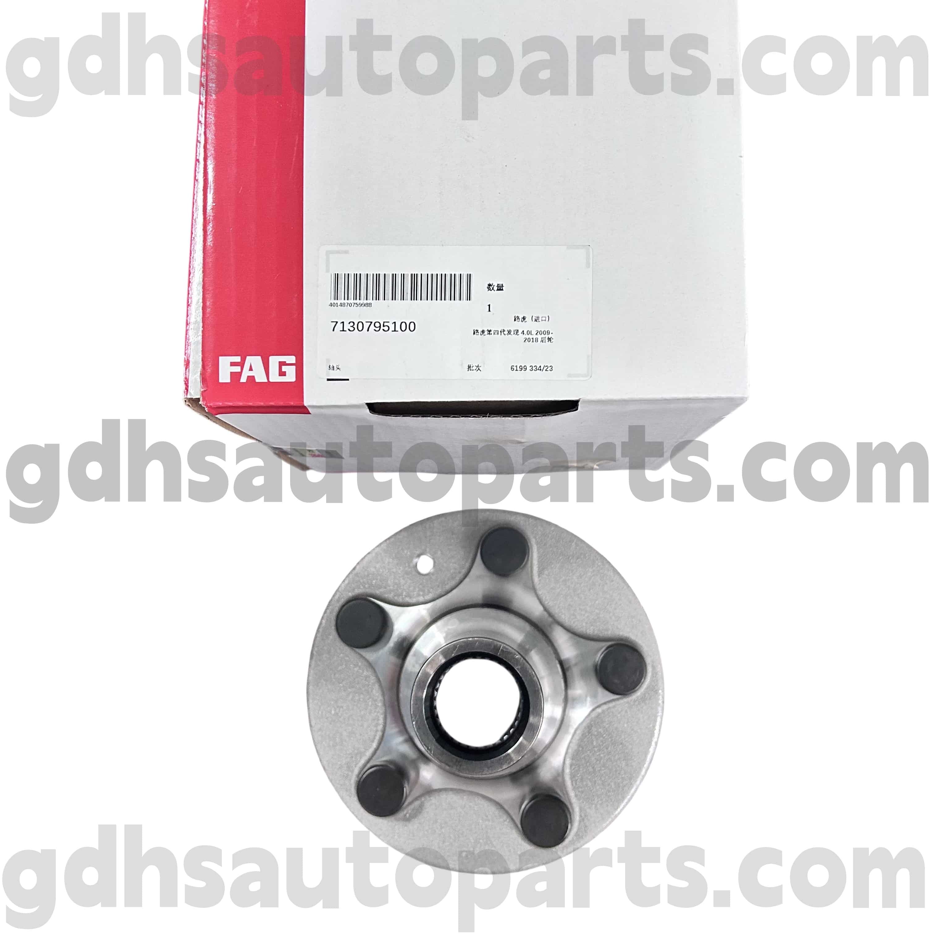 7130795100 Schaeffler FAG HUB Bruži pre ložisko pre Range Rover Sport, Land Rover Discovery 4 OE NO. RUC500120