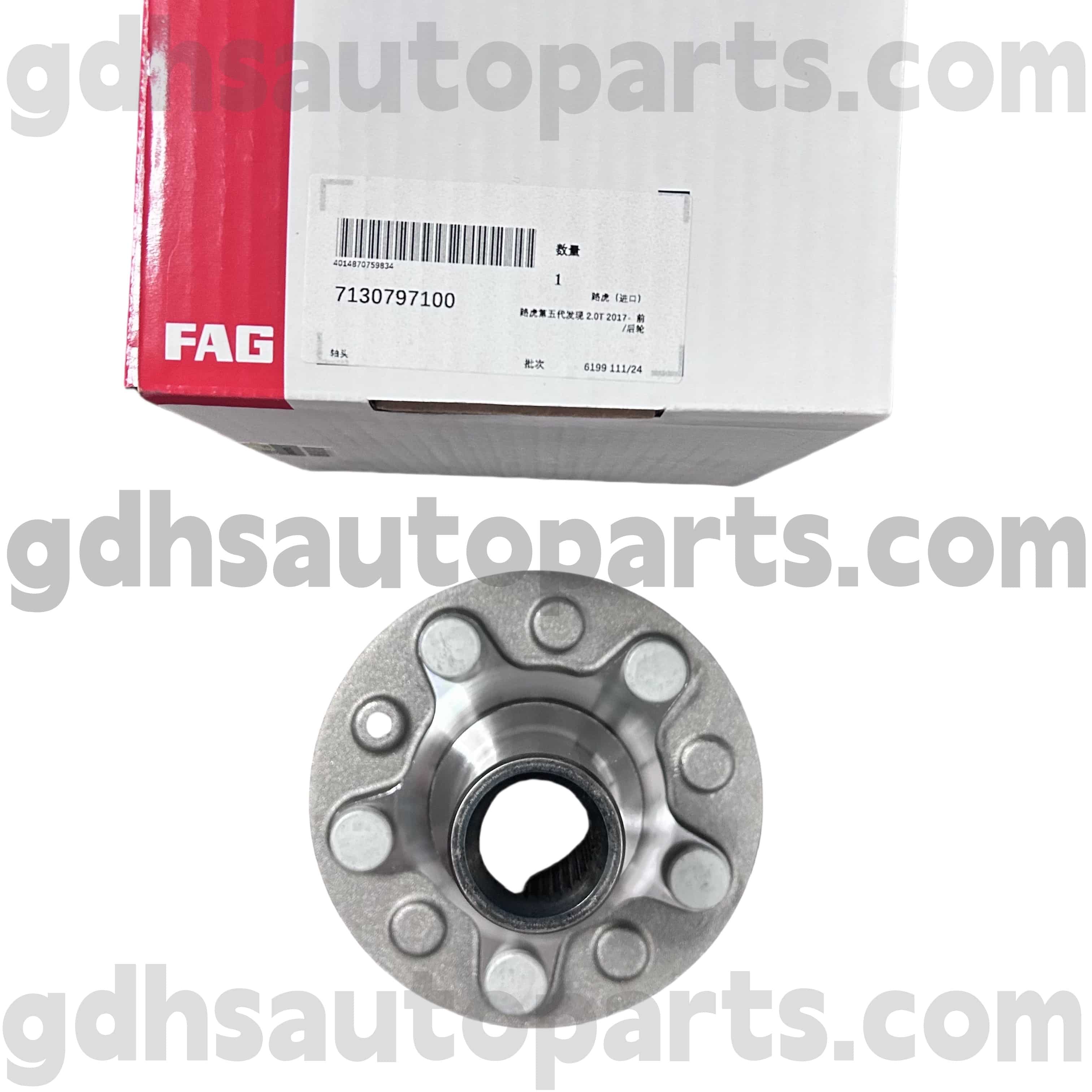 7130797100 Schaeffler FAG FAG HUB Lose pre Range Rover, Range Rover Sport, Land Rover Discovery 4, nový obranca OE č. LR081538