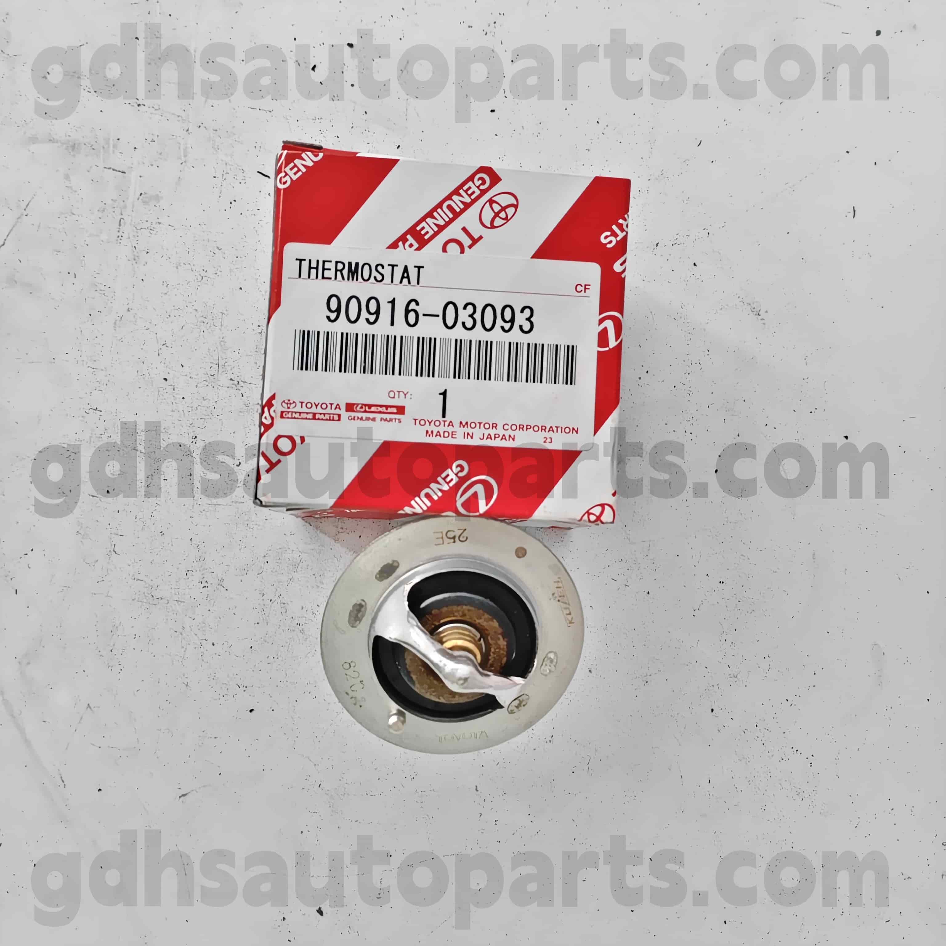 90916-03118 Toyota Originálne diely termostat pre Hilux 、 Land Cruiser Prado 、 Fortuner 、 Coaster Chassis č. 1kdftv..KDJ120