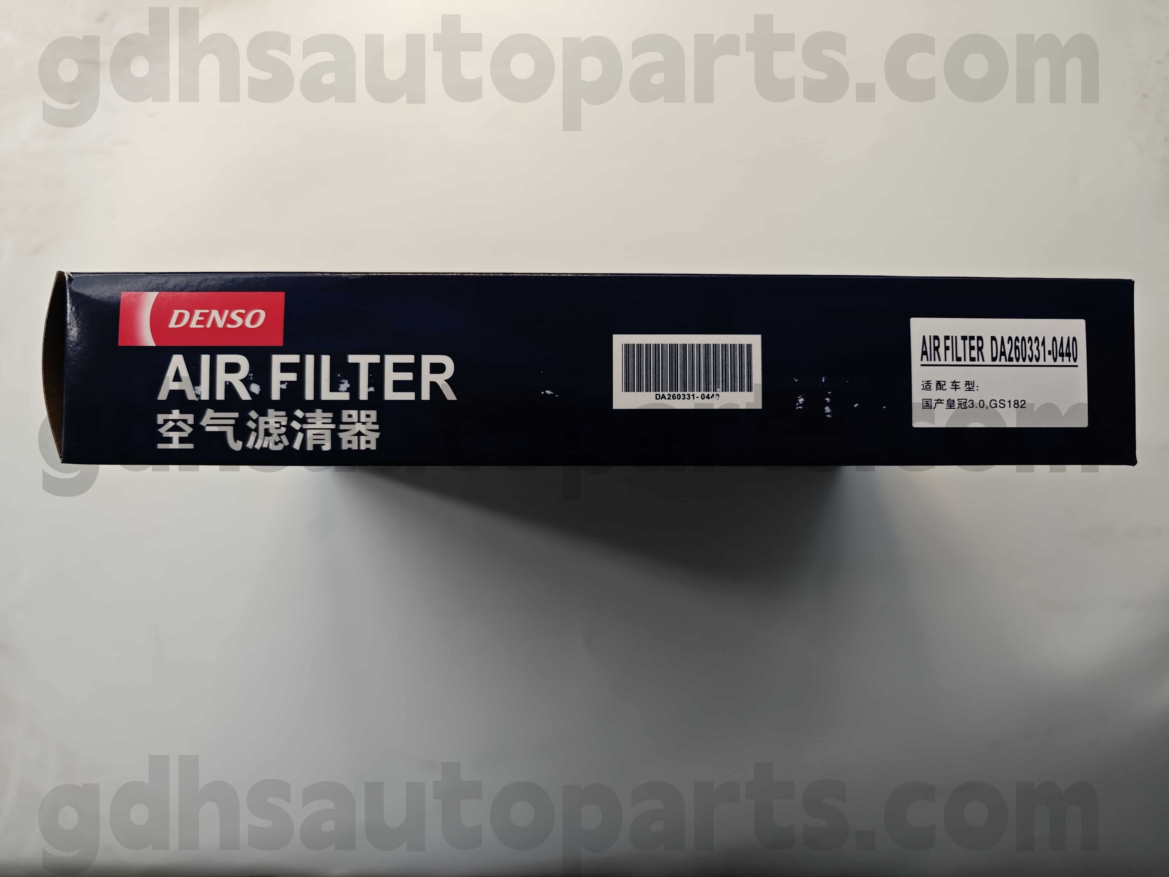 DA260331-0440 Originálne diely Toyota Air Filter pre podvozok koruny č. 3GRFE, 5GRFE..GRS18# OE NO. 17801-0p020